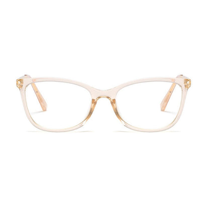 Imagen de los lentes Aniston -transparent gold- en Fitters Eyewear