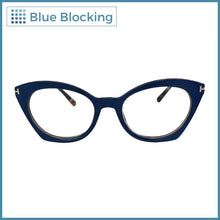 Cargar imagen en el visor de la galería, Compra tus lentes Moore -blue tortoise- Blue Blocking en Fitters Eyewear